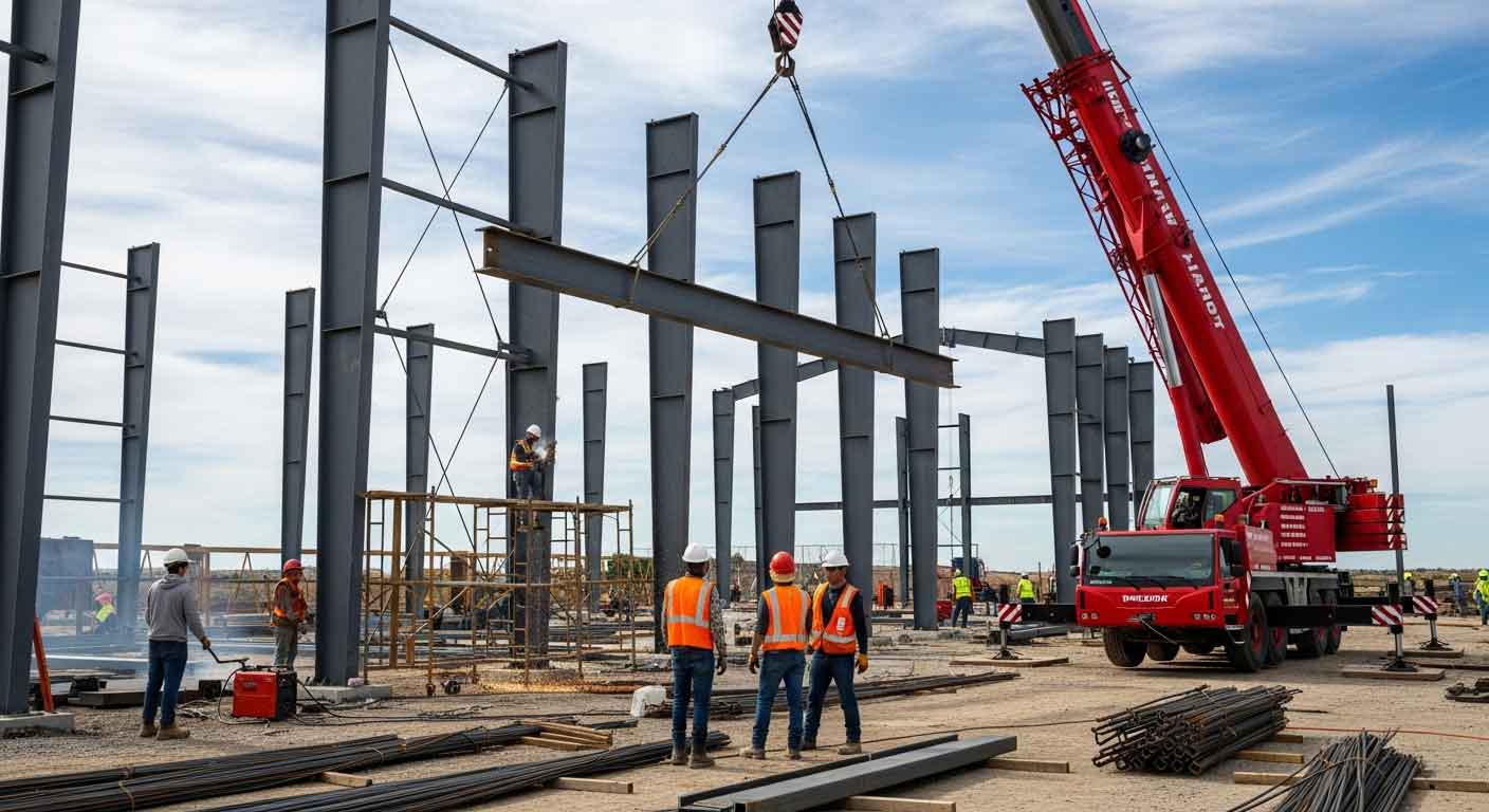 بناء الهنغارات المعدنية